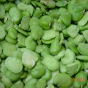 Peeling broad bean