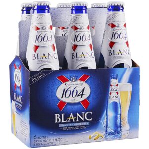 KRONENBOURG BEER 1664 BLANC BOTTLE
